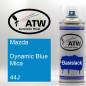 Preview: Mazda, Dynamic Blue Mica, 44J: 400ml Sprühdose, von ATW Autoteile West.